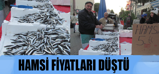 HAMSİ FİYATLARI DÜŞTÜ