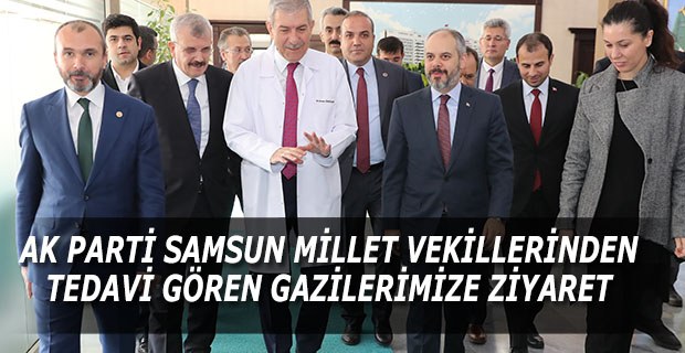 Sağlık Bakanı ve Vekillerden Gazilere Ziyaret