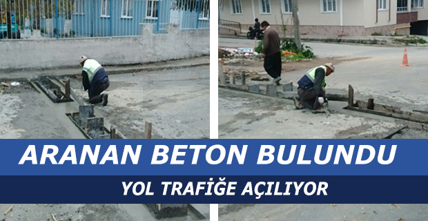 ARANAN BETON BULUNDU