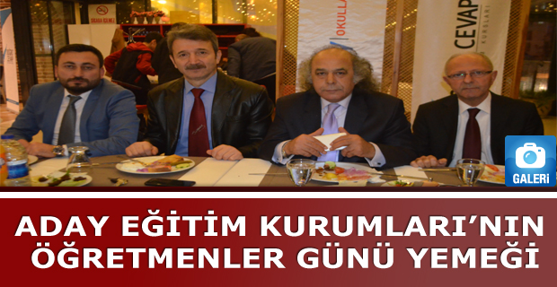 Aday Eğitim Kurumlarından Öğretmenler Günü Yemeği