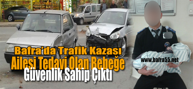 Bafra’da Trafik Kazası: 4 Yaralı