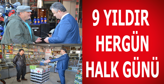 9 Yıldır Her gün Halk Günü