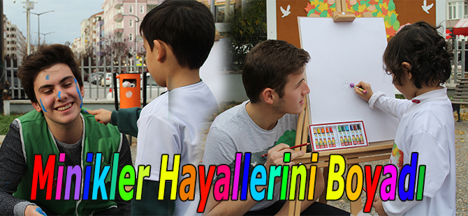 Çocuklar Hayallerini Boyadı