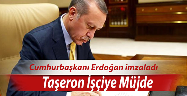 Taşeron İşçiye Müjdeyi Verdi