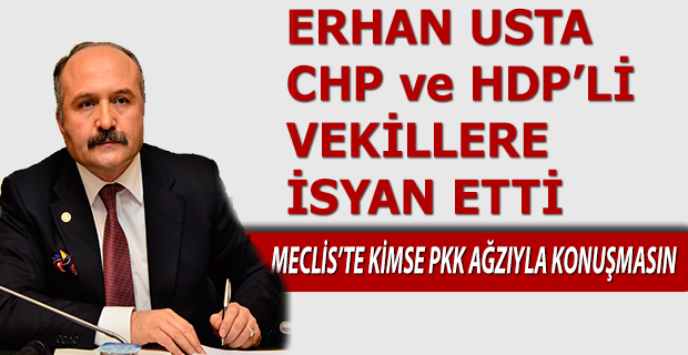 Usta;"CHP ve HDP'ye ateş püskürdü"