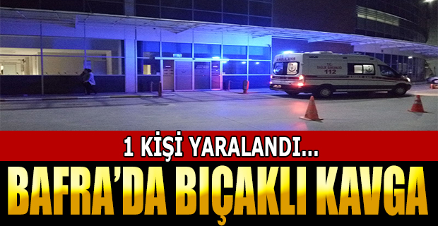 Bafra'da Bir Kişi Bıçaklandı