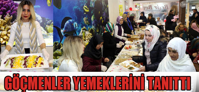 Sinop'ta Göçmenler Yemeklerini Tanıttı