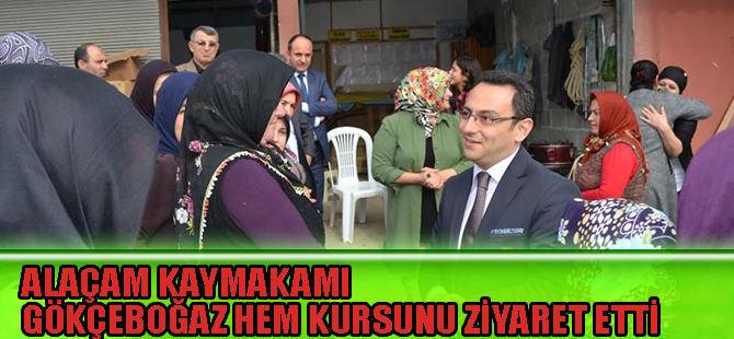 Kaymakam Çağlar'dan Gökçeboğaz Mahallesine Ziyaret