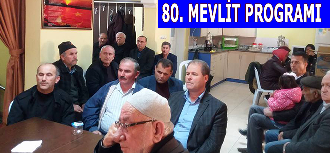 BAFRA ŞEHİT AİLELERİ VE GAZİLER DAYANIŞMA DERNEĞİNDEN 80. MEVLİT