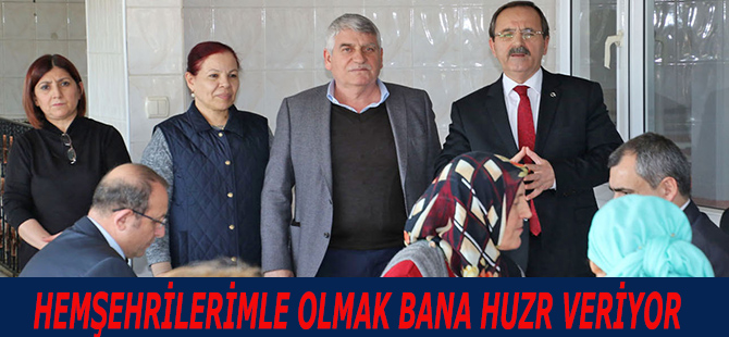 BAŞKAN ŞAHİN: HEMŞEHRİLERİMLE BERABER OLMAKTAN MUTLU OLUYORUM