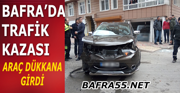 Bafra'da Trafik Kazası: 1 Yaralı