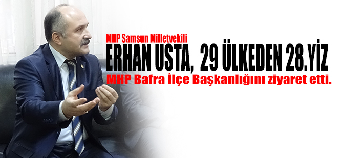 ERHAN USTA, 29 ÜLKEDEN 28’CİYİZ