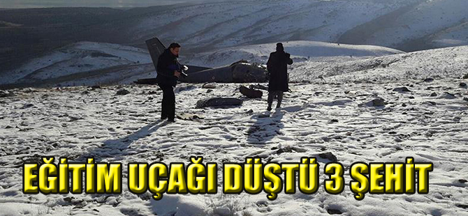 Eğitim Uçağı Düştü 3 Şehit