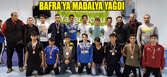 Bafralı Güreşçilerden Madalya Yağmuru