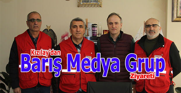 Bafra Kızılay’dan Barış Medya Grup’a Ziyaret