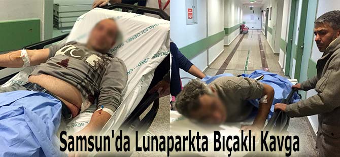 Samsun'da Lunaparkta Bıçaklı Kavga