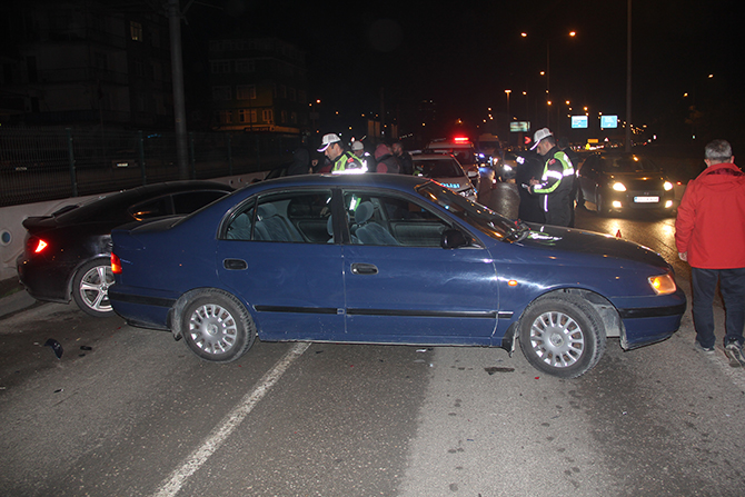 İlkadım'da Zincirleme Trafik Kazası