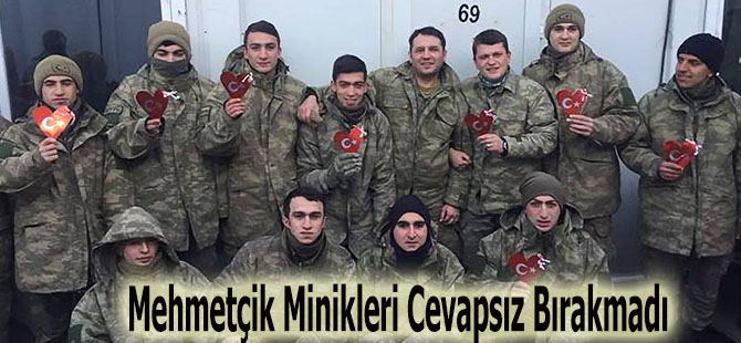 Mehmetçik Minikleri Cevapsız Bırakmadı