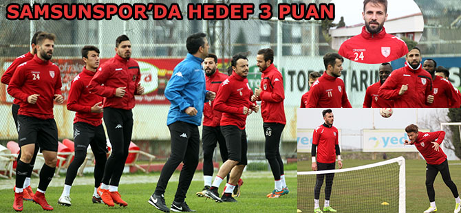 Samsunspor'da Hedef 3 Puan