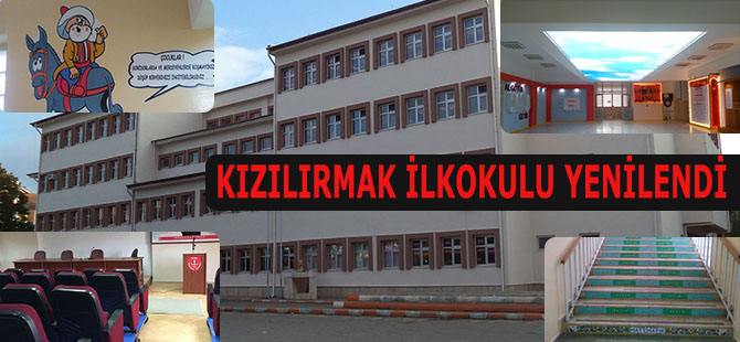 KIZILIRMAK İLKOKULU YENİLENDİ