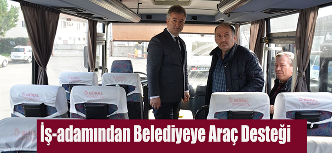 İş-adamından 19 Mayıs Belediyesine Araç Desteği