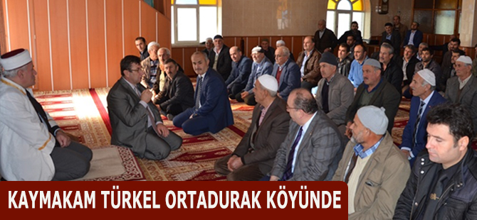 Bafra Kaymakamı Türkel Köylünün Sorunlarını Dinledi