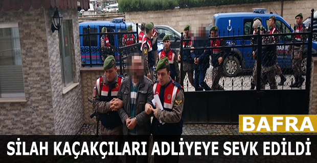 Silah Kaçakçıları Adliyeye Sevk Edildi