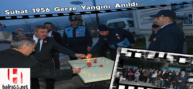 Gerze Yangını 62.Yılı Anıldı