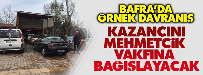 Bafra'ya örnek olacak