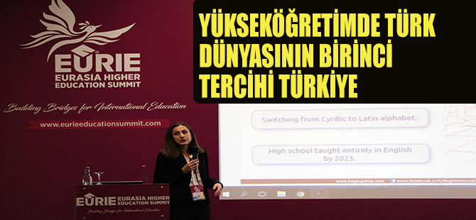 YÜKSEKÖĞRETİMDE TÜRK DÜNYASININ BİRİNCİ TERCİHİ TÜRKİYE