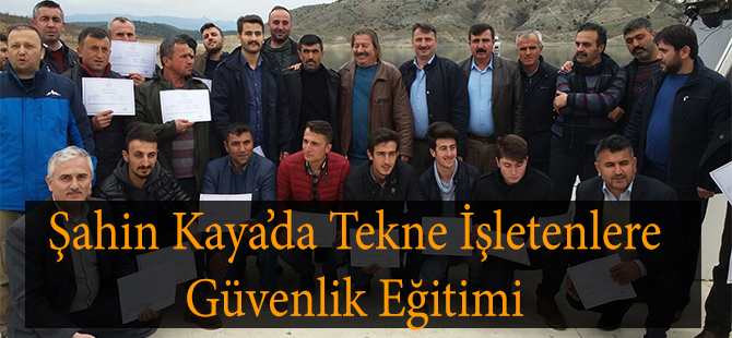 Tekne İşletmecilerine Güvenlik Eğitimi