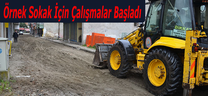 Örnek Sokak İçin Çalışmalar Başladı