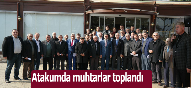 Atakum’da muhtarlar toplandı