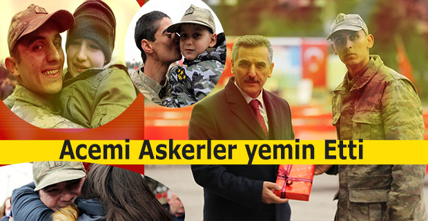 Acemi Askerler yemin Etti