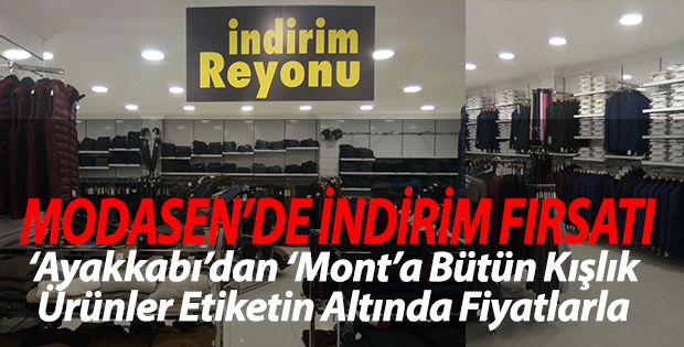 Kışlık Ürünlerde Büyük İndirim