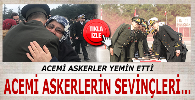 Acemi Askerler Yemin Etti