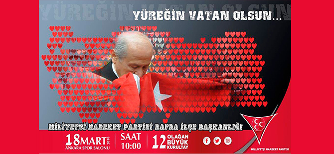 MHP BAFRA İLÇE BAŞKANLIĞI KURULTAYA DAVET