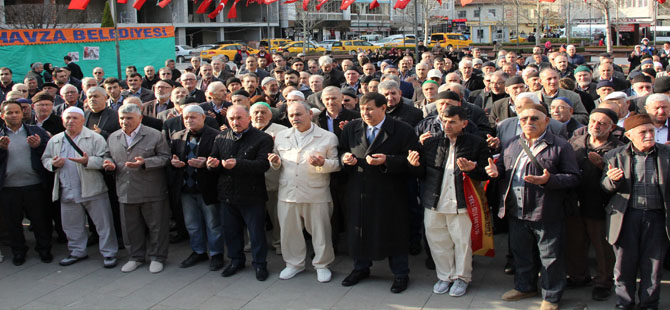 Havza'da Umre Kafilesi Uğurlandı