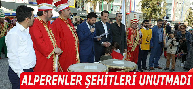 ALPERENLER ŞEHİTLERİ UNUTMADI