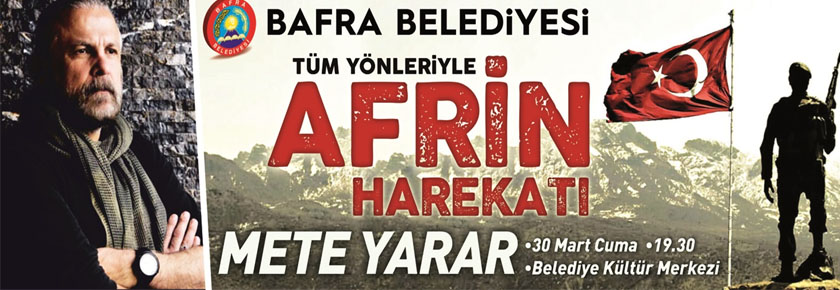 Mete Yarar Bafra'ya Geliyor