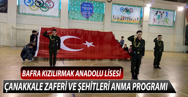 Bafra'da Çanakkale Haftası Kutlamaları