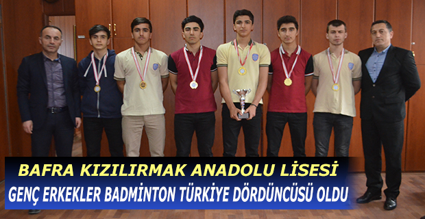 Genç Erkekler Badminton Dördüncüsü, Bafra Kızılırmak Anadolu Lisesi