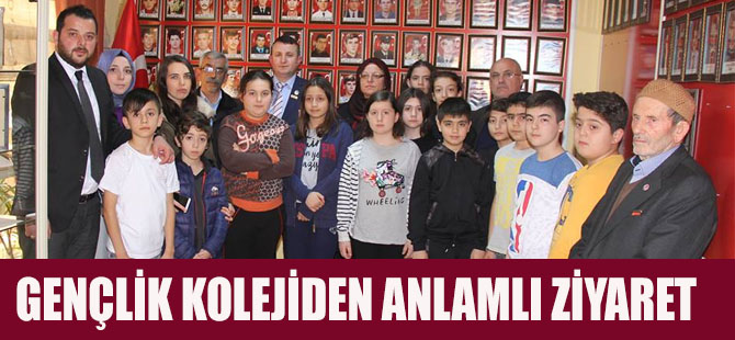 GENÇLİK KOLEJİNDEN ANLAMLI ZİYARET