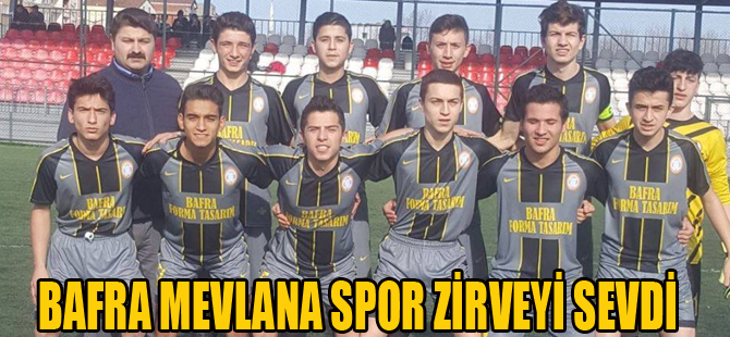 BAFRA MEVLANA SPOR ZİRVEYİ SEVDİ