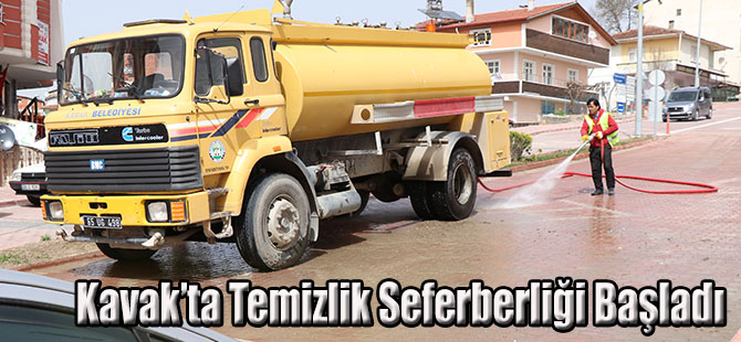 Kavak’ta Temizlik Seferberliği Başladı