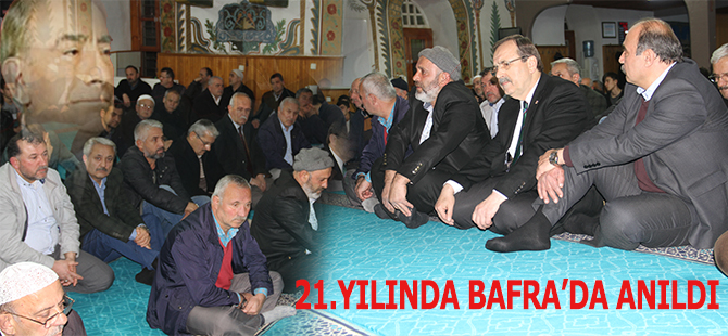 BAFRA'DA BAŞBUĞ DUALAR İLE ANILDI