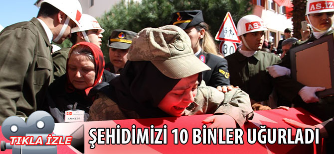 Şehidimizi Bafra'da 10 Binlerce İnsan Uğurladı