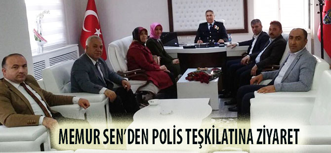 MEMUR SEN’DEN POLİS TEŞKİLATINA ZİYARET