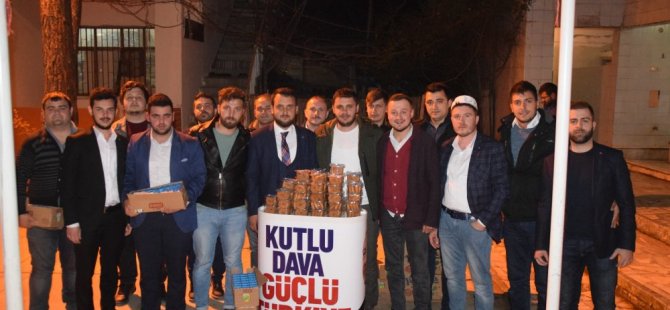 AK Gençler Miraç Kandilini Dedeli Mahallesinde İdrak Etti