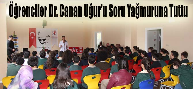 Öğrenciler Dr. Canan Uğur'u Soru Yağmuruna Tuttu